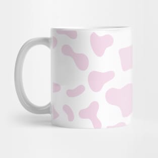 Pink Dairy Cow Print Pattern Mug